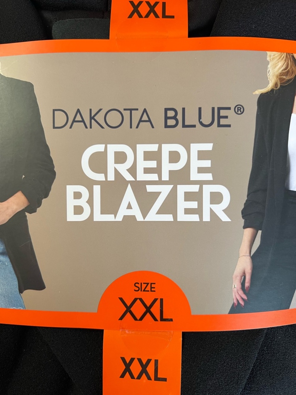 NWT Black Blazer Summer Weight - Dakota Blue XXL - Picture 3 of 4